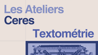 Ateliers Textométrie 16/05 TXM niveau 2