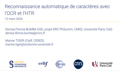 Atelier eScriptorium